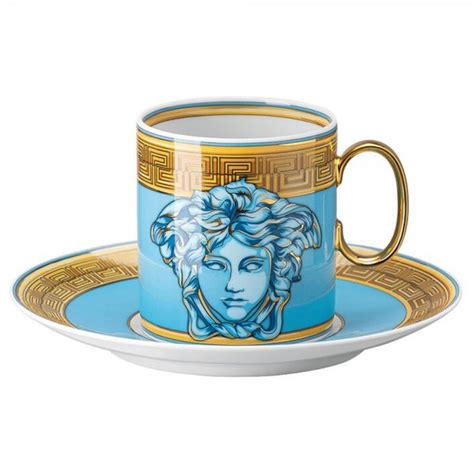 medusa versace kaffe tassen|Medusa Amplified Kaffeeservice Blau .